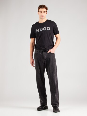 T-Shirt 'Dulivio' HUGO en noir