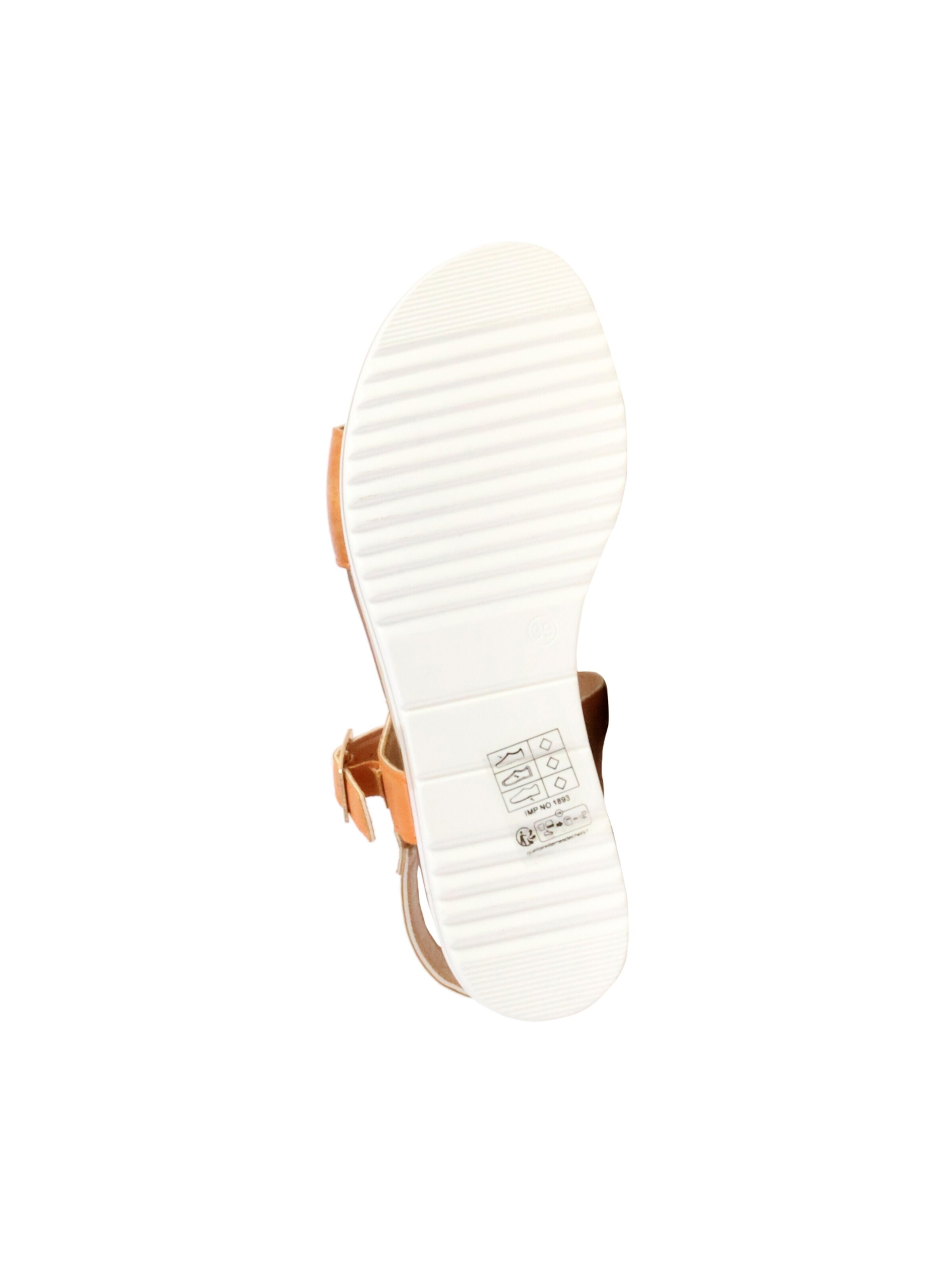 The Divine Factory Sandal in Orange