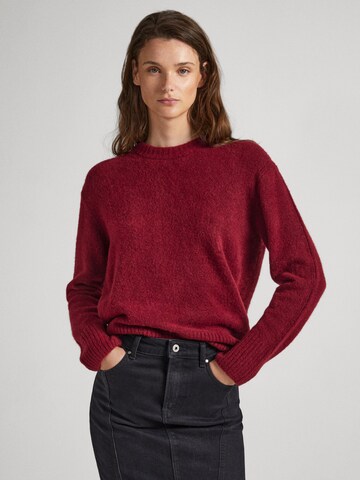 Pull-over 'Denisse' Pepe Jeans en rouge : devant