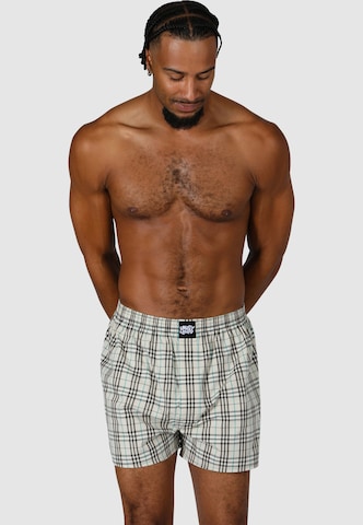 Lousy Livin Boxer shorts 'Check' in Blue