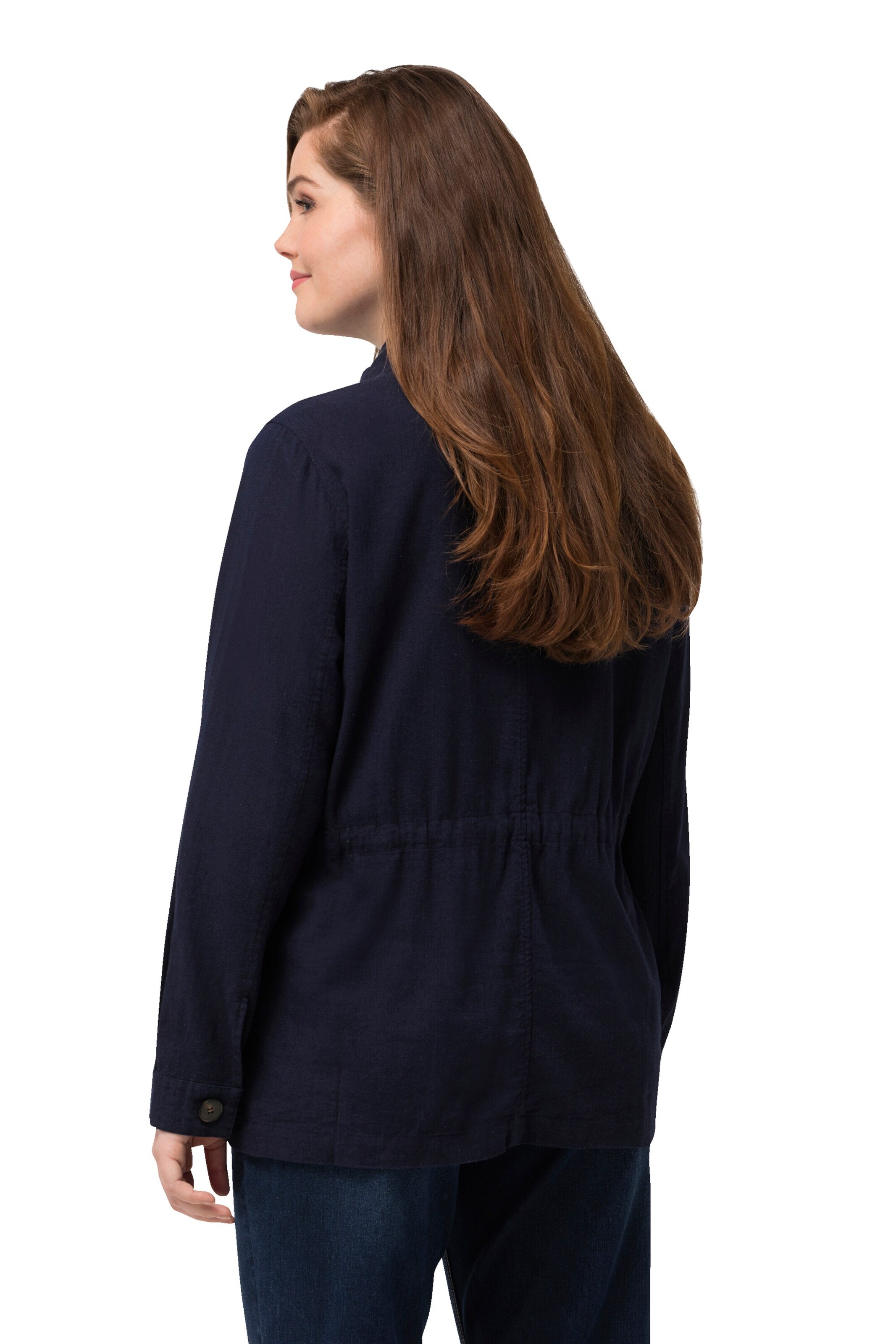 Ulla Popken Tussenjas in Blauw