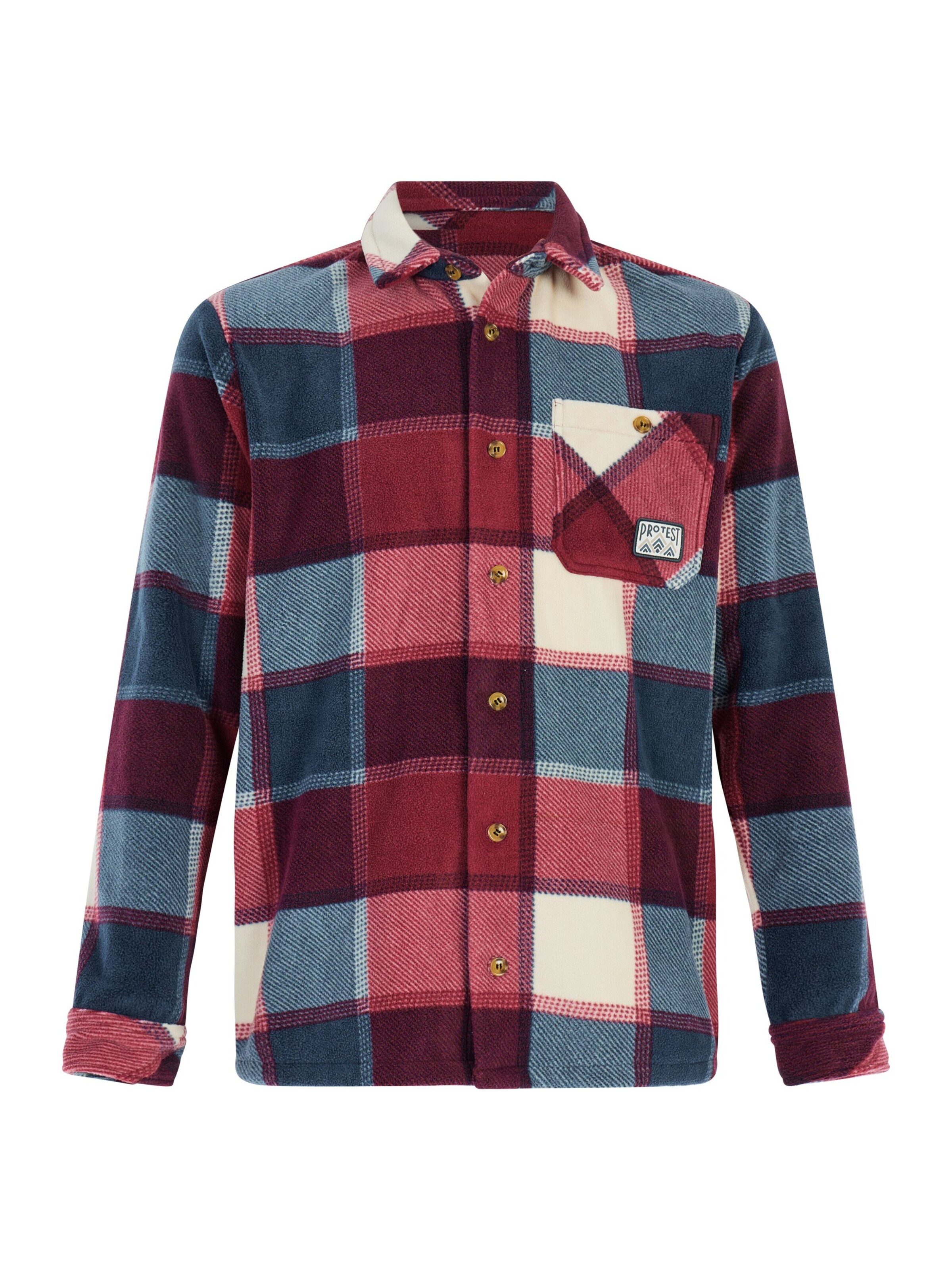 PROTEST Hemd 'PRTMitchel'‌‌‌‌‌ in Rot: Vorderseite