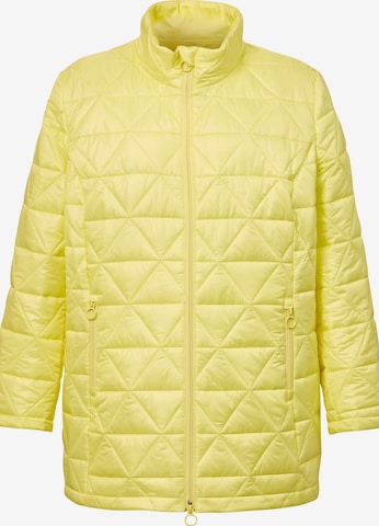 Janet & Joyce Between-Season Jacket in Yellow: front