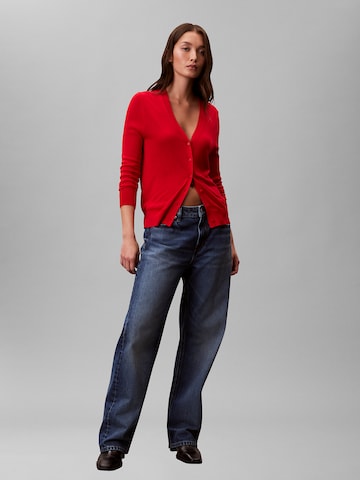 Calvin Klein Strickjacke in Rot