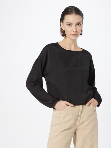 TOM TAILOR Shirt in Black: front