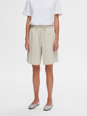 regular Pantaloni 'Viva' di SELECTED FEMME in beige: frontale