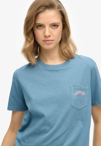 Superdry Shirt 'Essential' in Blue
