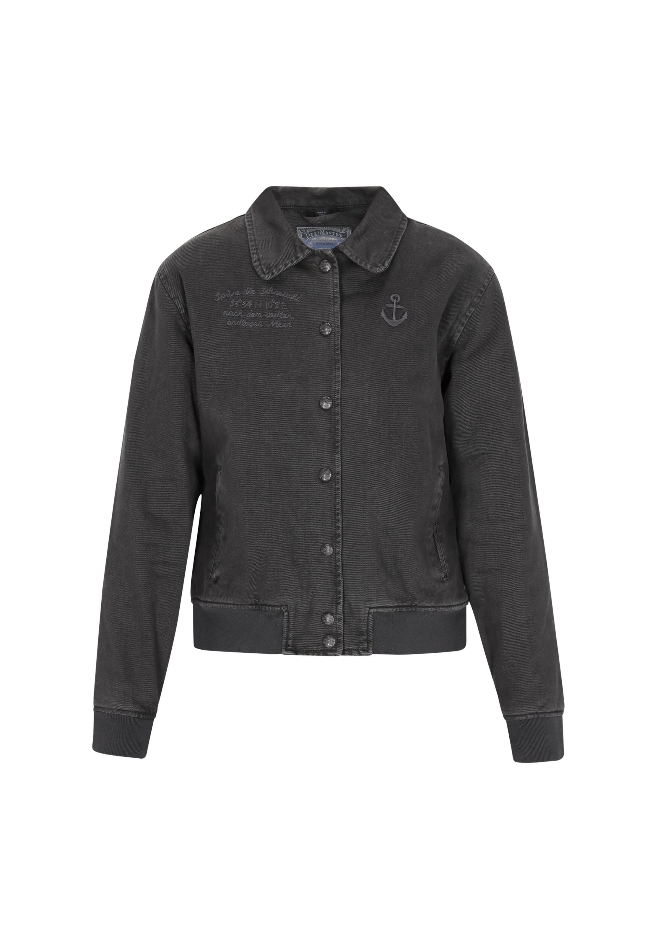 DreiMaster Vintage - Casaco meia-estação em cinzento: frente