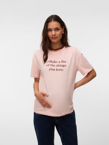 Vero Moda Maternity Shirt 'VMMJoan Mia' in Pink: front