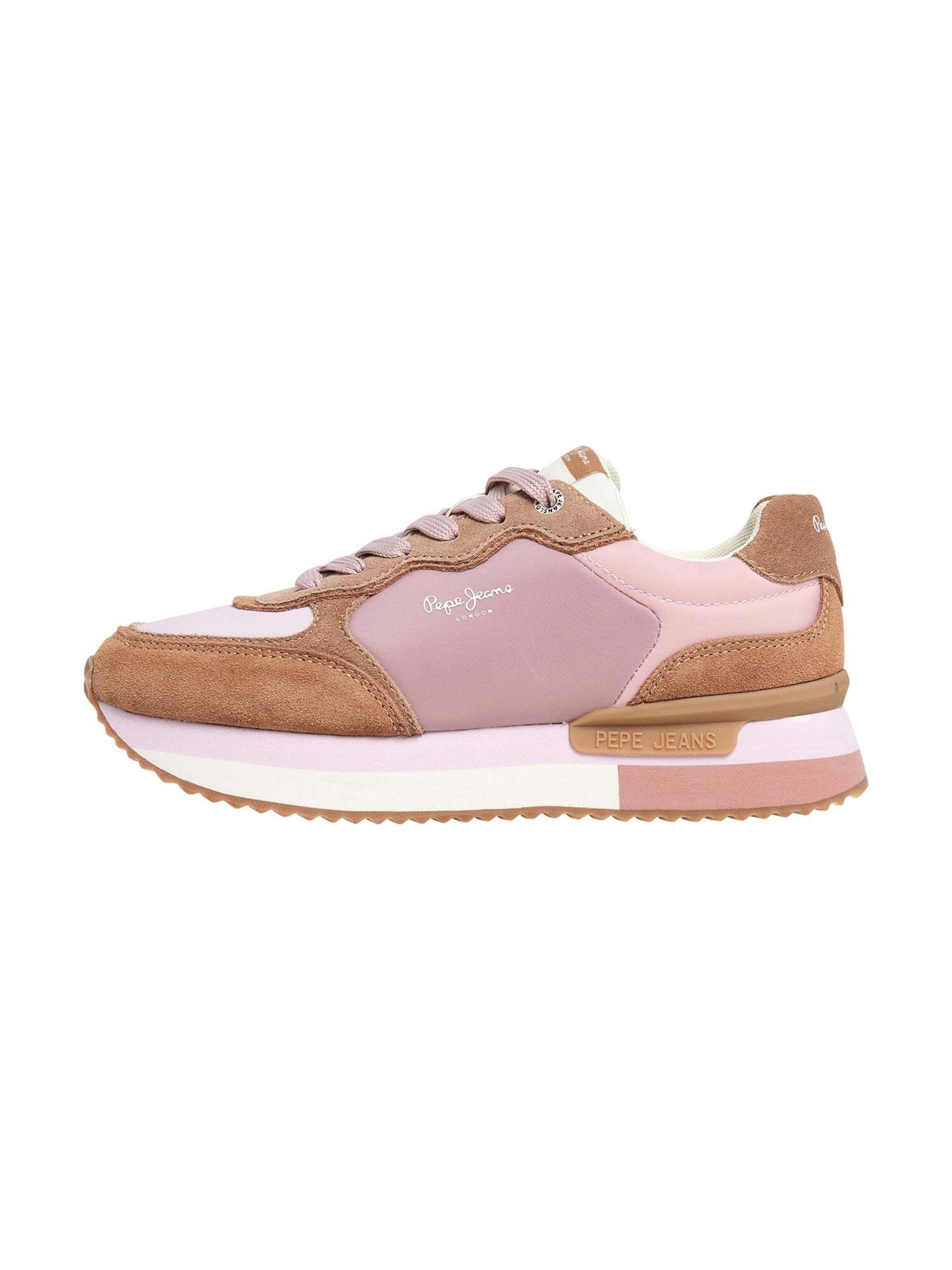 Sneaker bassa di Pepe Jeans in marrone: frontale