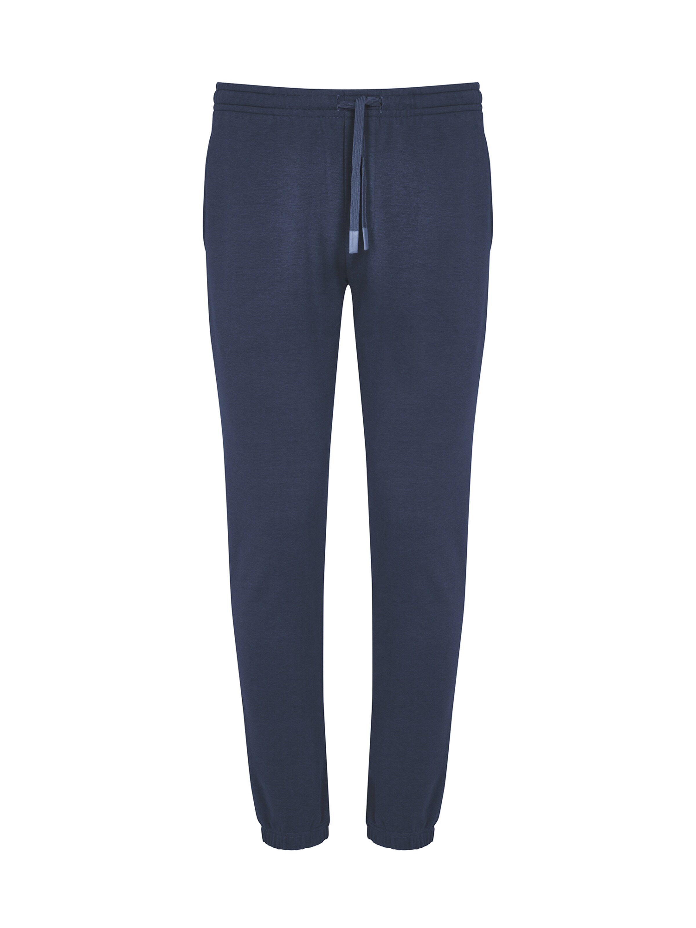 Mey Tapered Pyjamahose 'Enjoy Colour' in Blau: Vorderseite