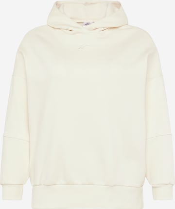 Reebok Sport sweatshirt i beige: framsida