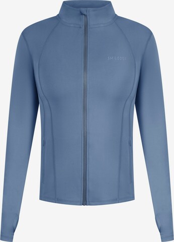 Smilodox Training Jacket 'Advance Pro' in Blue: front
