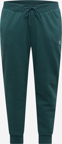 ADIDAS ORIGINALS Zúžený Kalhoty 'Adicolor Essentials Fleece  ' – zelená: přední strana