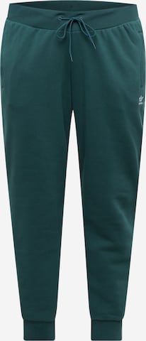 ADIDAS ORIGINALS Tapered Broek 'Adicolor Essentials Fleece  ' in Groen: voorkant