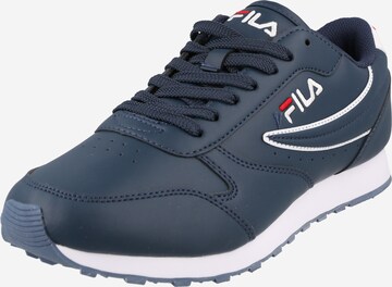 FILA حذاء رياضي بلا رقبة 'Orbit' بلون أزرق: الأمام