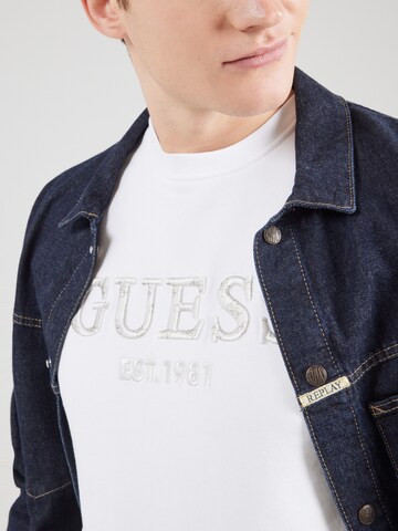 GUESS Μπλούζα φούτερ 'Beau' σε λευκό