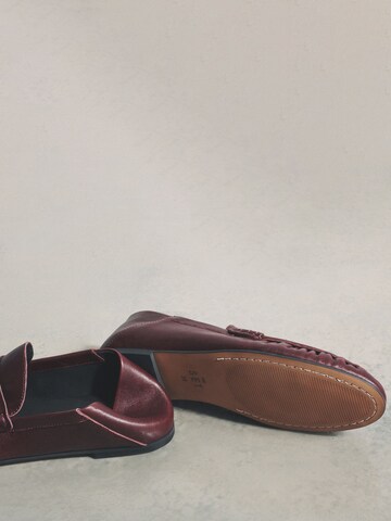Mocassin The Set en rouge