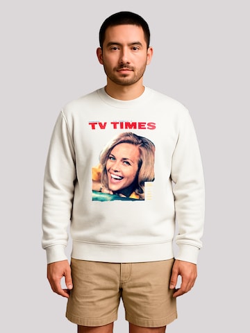 Sweat-shirt 'TV Times Honor Blackman 1964 Cover' F4NT4STIC en blanc : devant