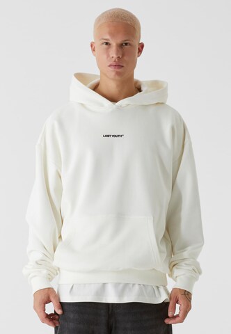 Lost Youth Sweatshirt in Wit: voorkant