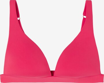 CALZEDONIA Triangle Bikini Top in Pink: front