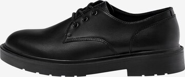 Chaussure à lacets Pull&Bear en noir