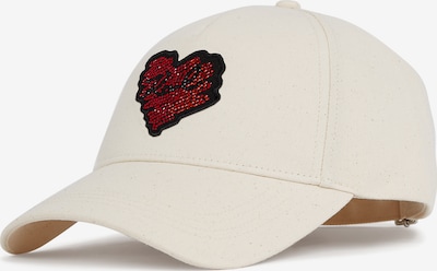 Karl Lagerfeld Lippalakki värissä kerma / punainen / musta, Tuotenäkymä