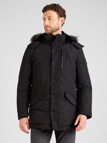 GUESS Winter parka in Black: front
