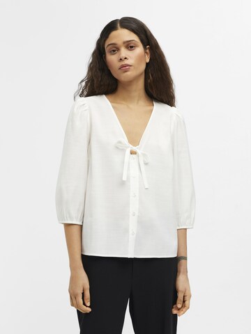 OBJECT Blouse in Wit: voorkant