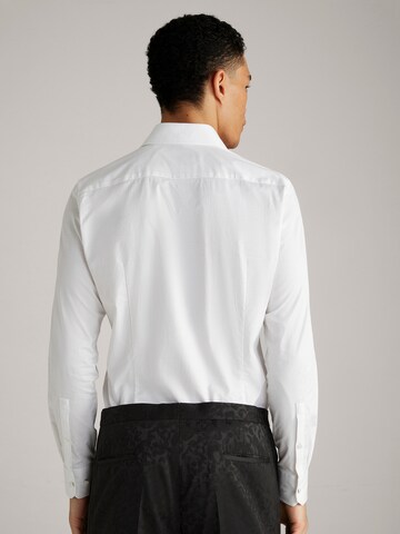 JOOP! Slim fit Button Up Shirt 'Pano' in White