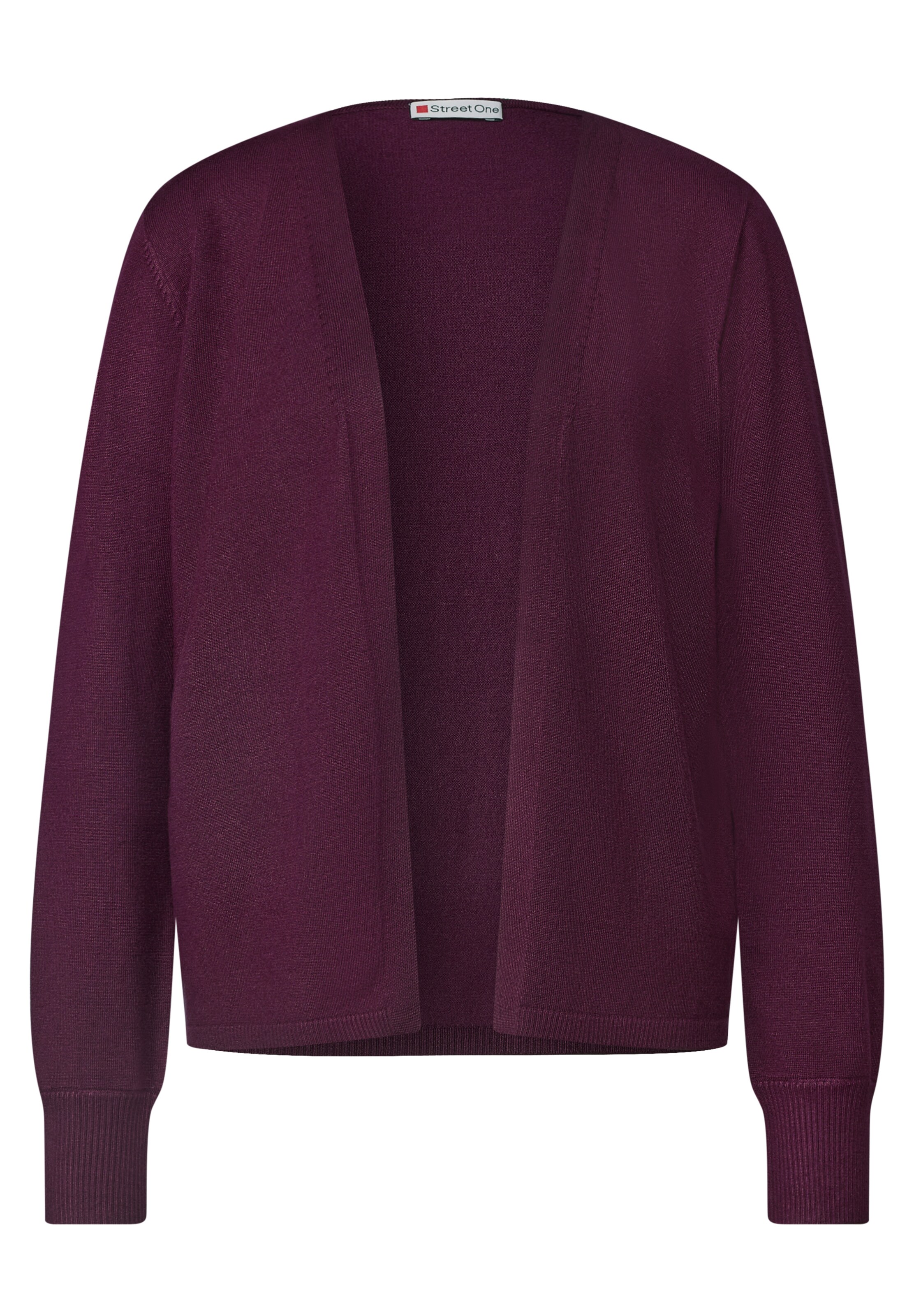 STREET ONE Strickjacke in Rot: Vorderseite