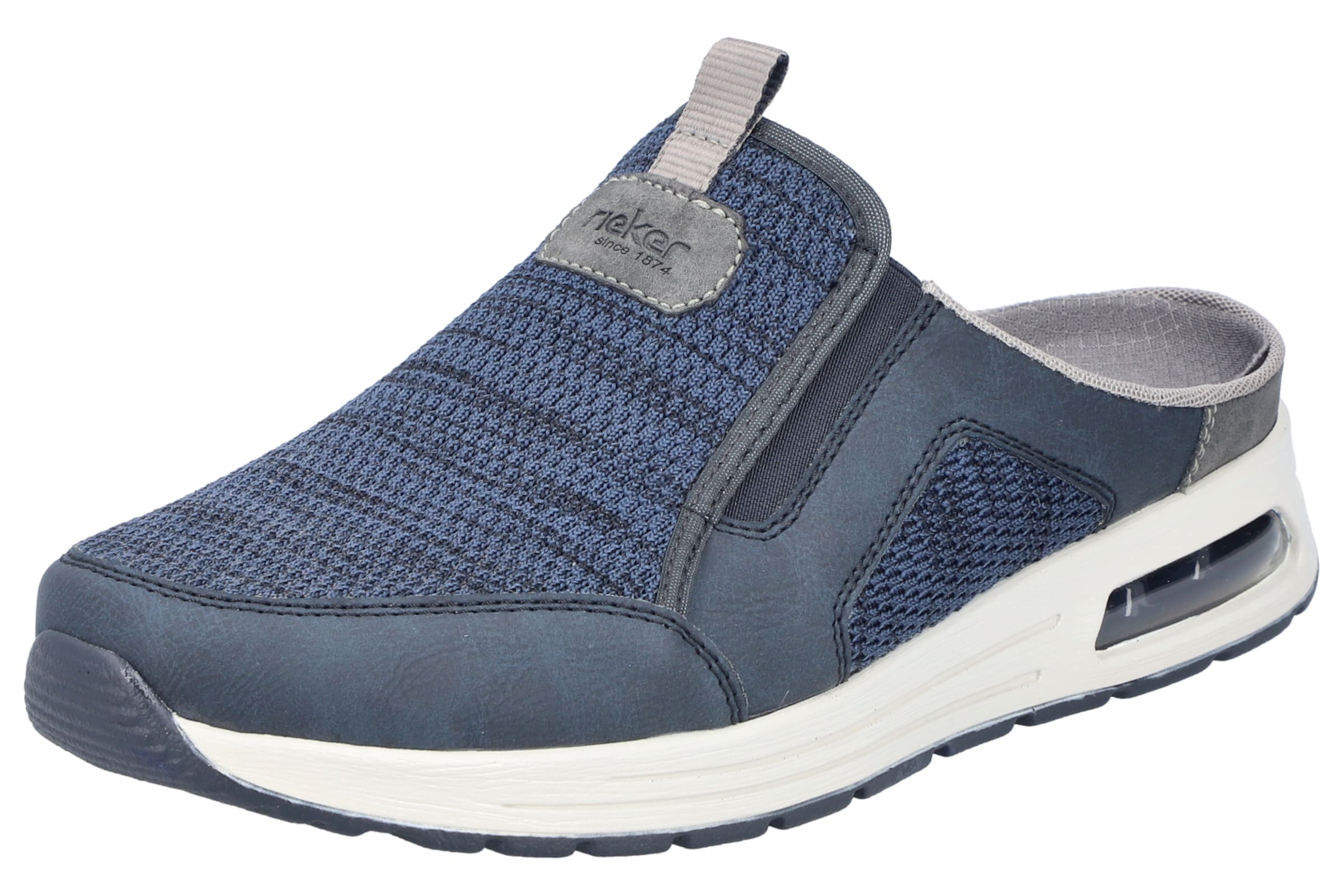 Sabots Rieker en bleu : devant