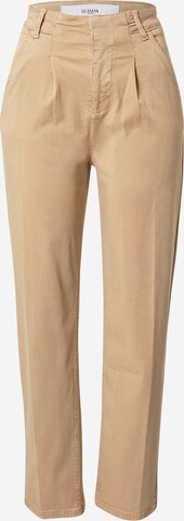 regular Jeans con pieghe 'Oststadt' di Goldgarn in beige: frontale