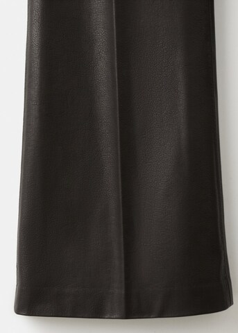 MANGO Wide leg Pants in Black