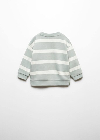 MANGO KIDSSweater majica 'Lines' - zelena boja