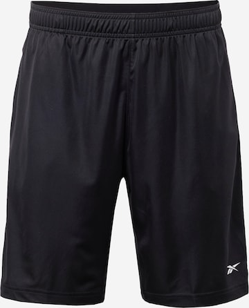 Reebok Regular Sportshorts in Schwarz: predná strana