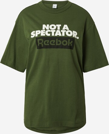 Reebok - Camiseta funcional 'SPECTATOR' en verde: frente