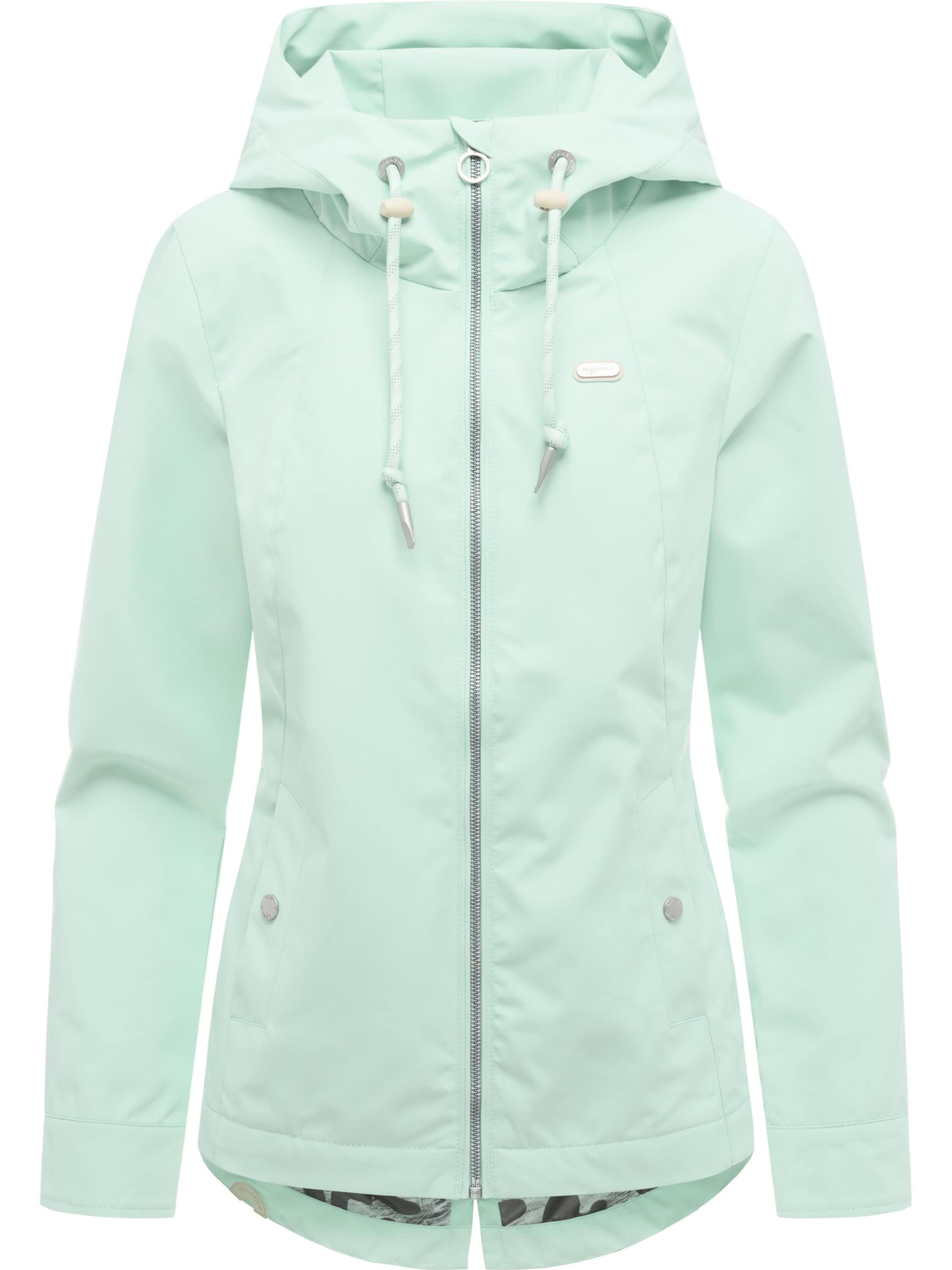 Ragwear Weatherproof jacket 'Monadde' in Green: front
