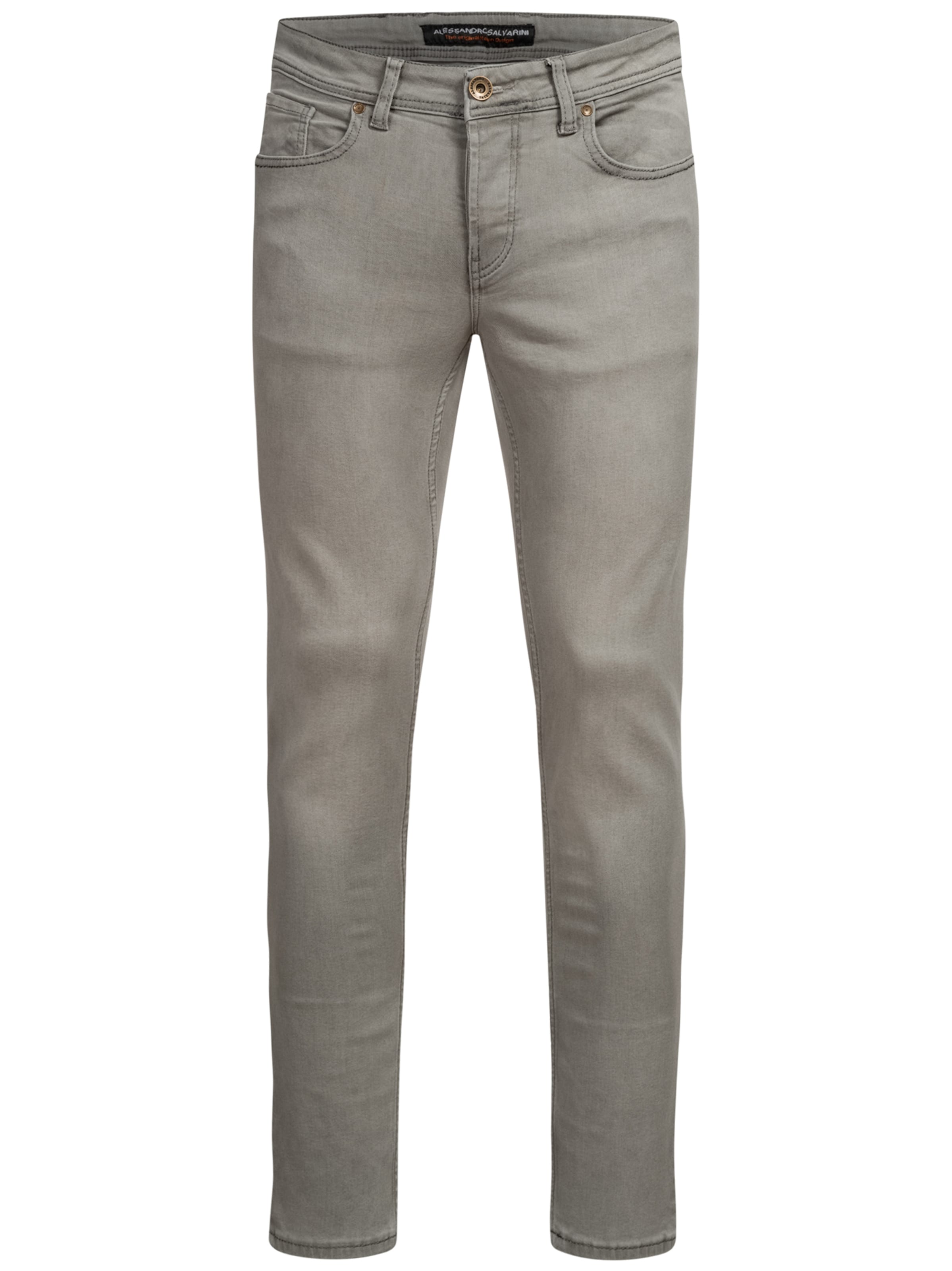 Alessandro Salvarini Jeans in Grey: front