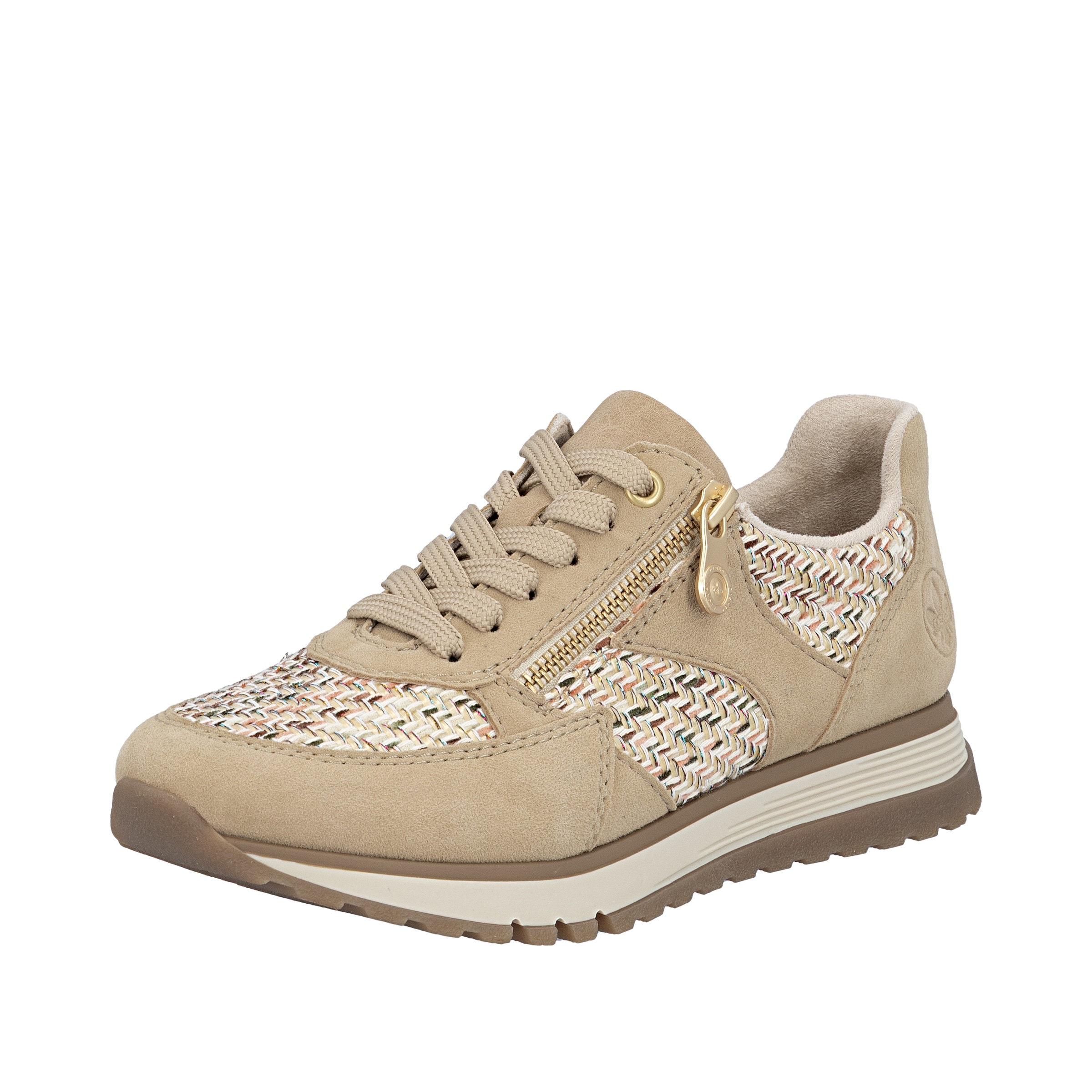 Rieker Sneaker '49010' in Beige: Vorderseite