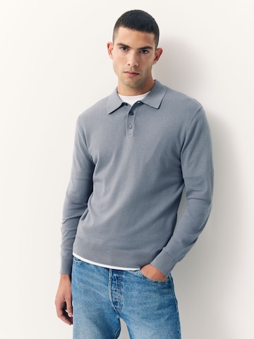 T-Shirt Next en bleu : devant