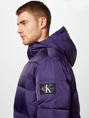 Calvin Klein Jeans Zimní bunda – fialová