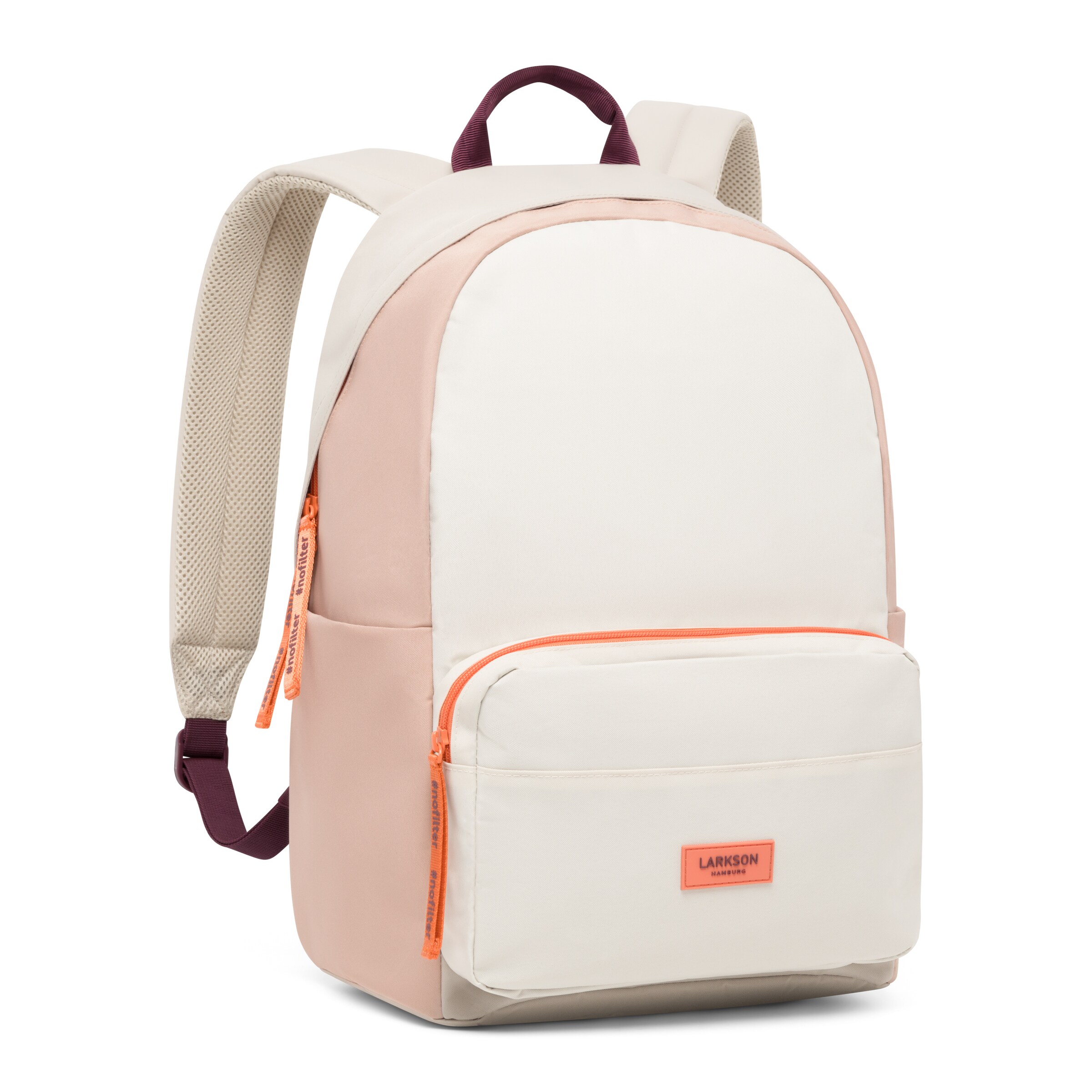 LARKSON Ryggsäck 'No 3' i beige: framsida