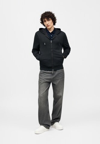 BOGNER - Sudadera con cremallera 'FOREST' en negro: frente
