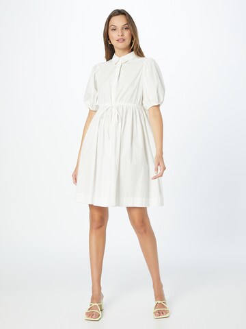 VERO MODA - Vestido camisero 'BELLA SANNA' en blanco: frente