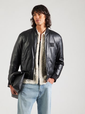 ARMANI EXCHANGE Kevad-sügisjope, värv must: eest vaates