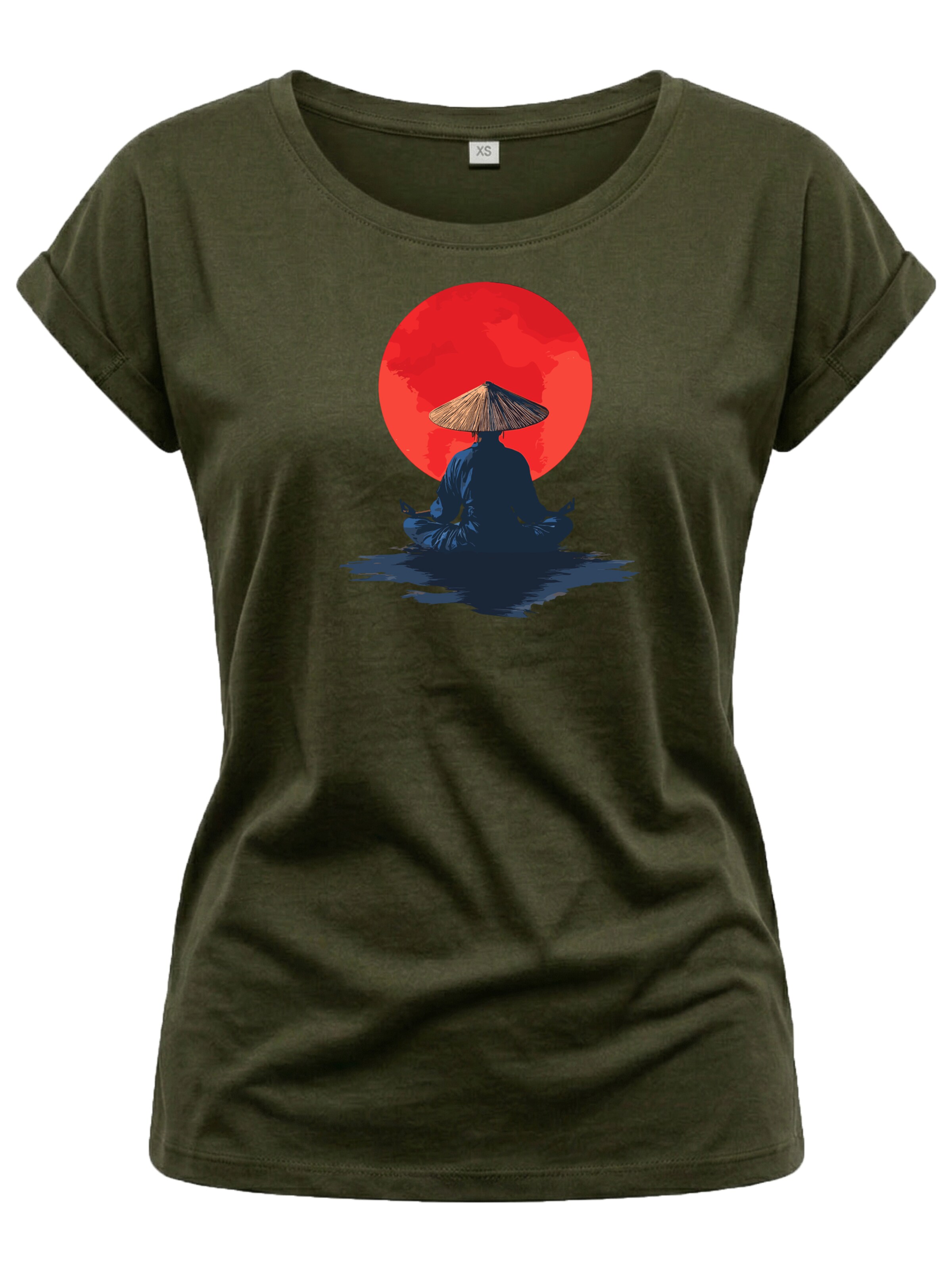 MAKAYA Shirt 'Monk' in Green