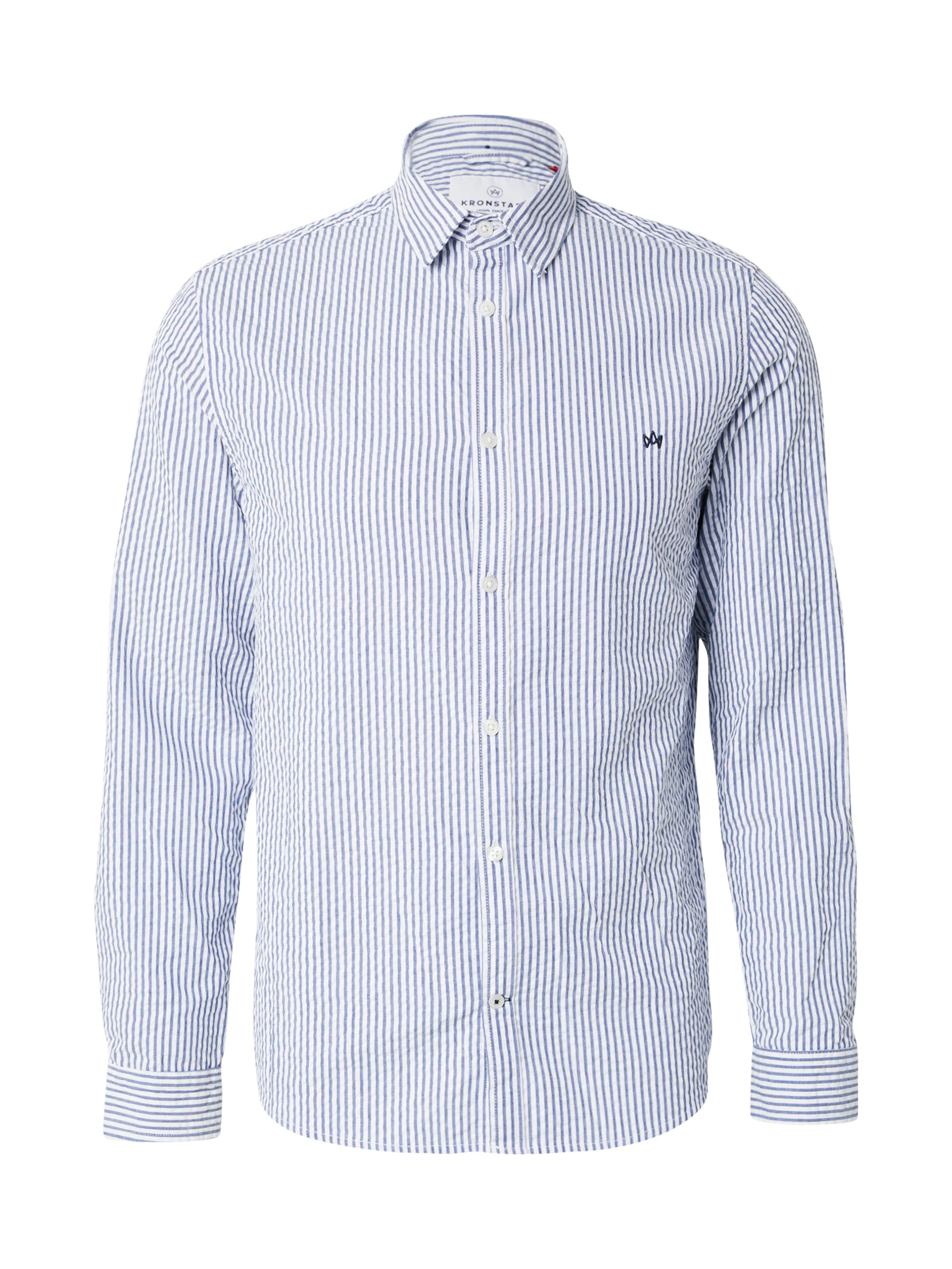 Kronstadt Regular Fit Skjorte 'Arlin' i blå: forside