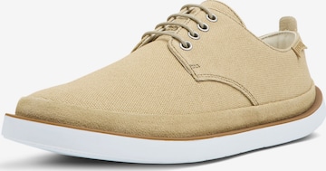 CAMPER Lace-Up Shoes 'Wagon' in Beige: front
