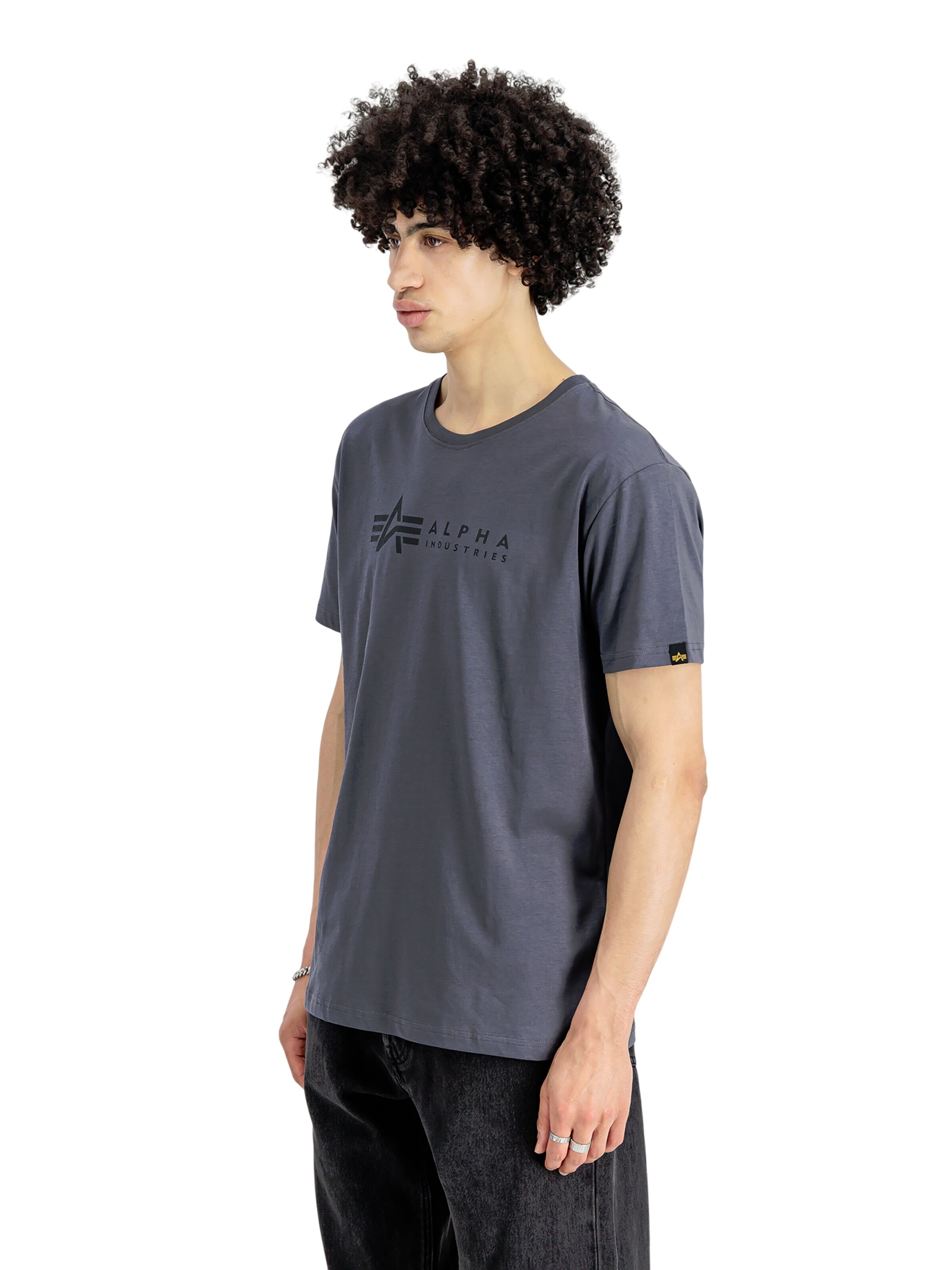 ALPHA INDUSTRIES Футболка в Серый